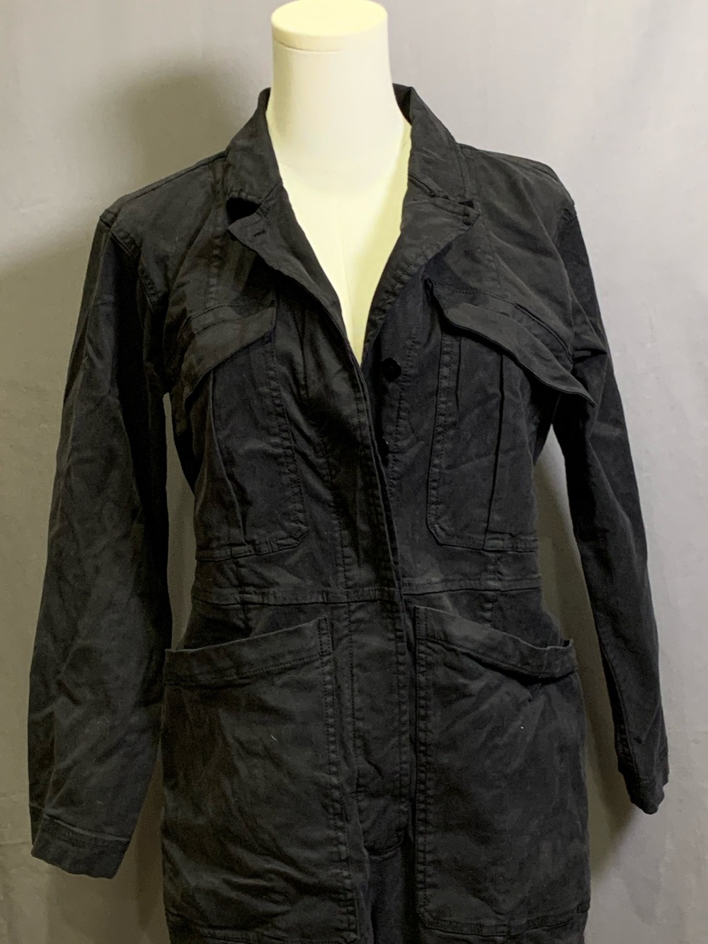 Alex Mill Black Utility Jumpsuit, Size S, NWOT